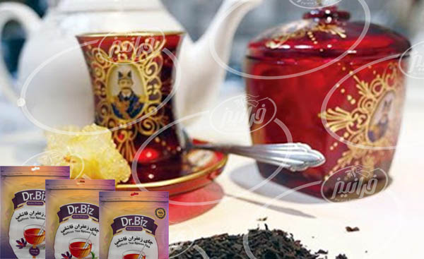 خرید چای زعفران قاشقی 16 تایی با قیمت خوب