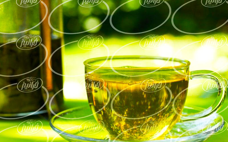 خرید چای سبز زعفرانی