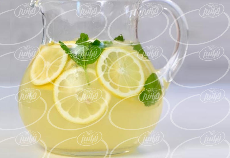 الگوی فروش نوشیدنی زعفران لیمو